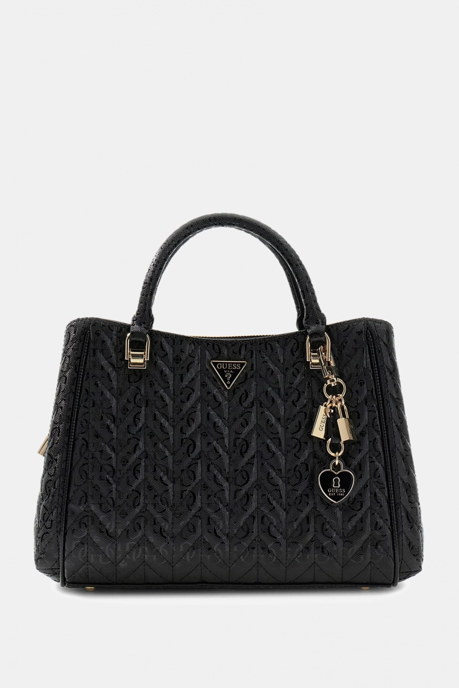 Guess Stacey Girlfriend Kadın Siyah El Çantası HWGG9741060-BLA