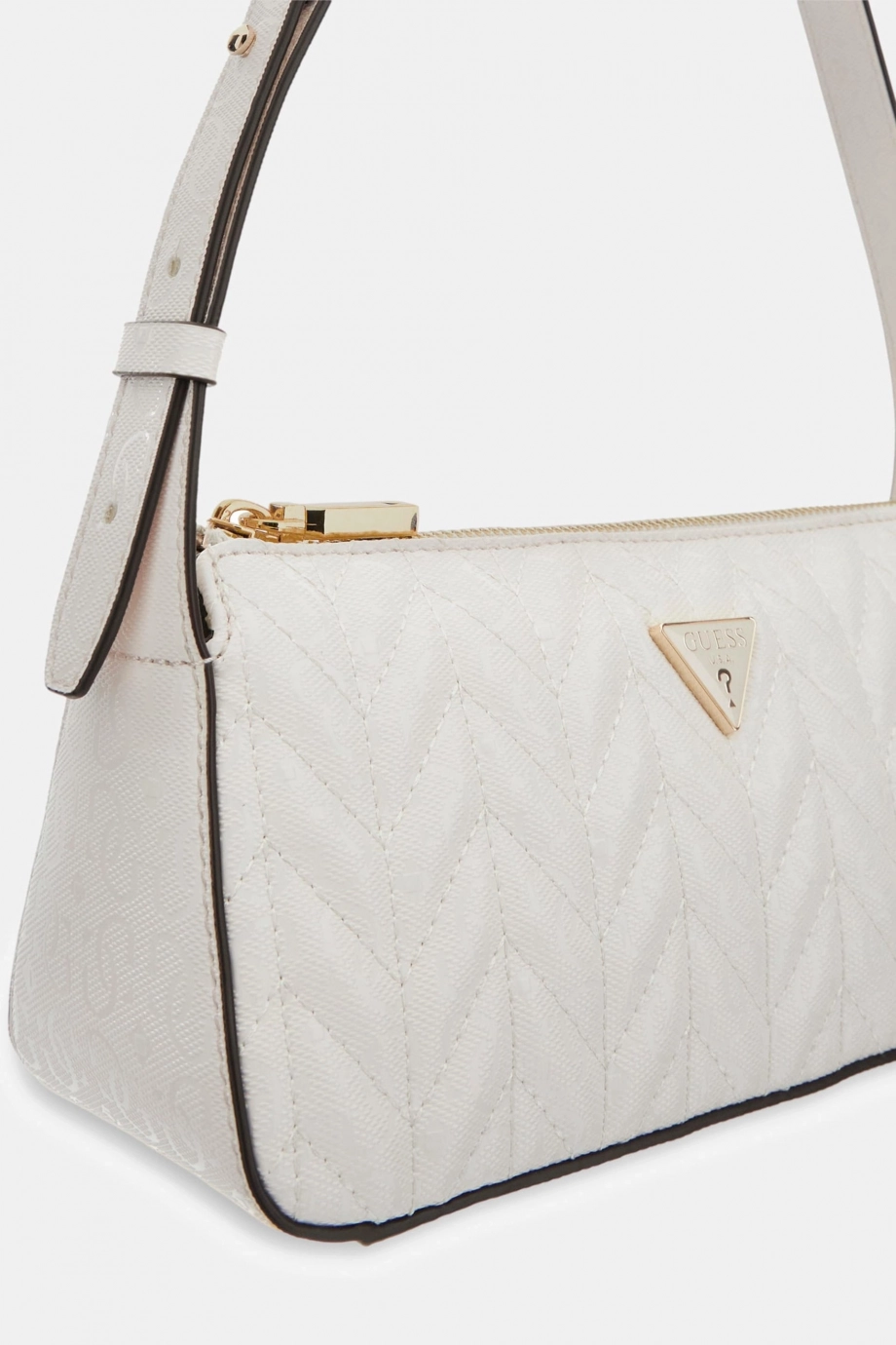 Guess Stacey Küçük Kadın Beyaz Omuz Çantası HWGG9741720-OFF