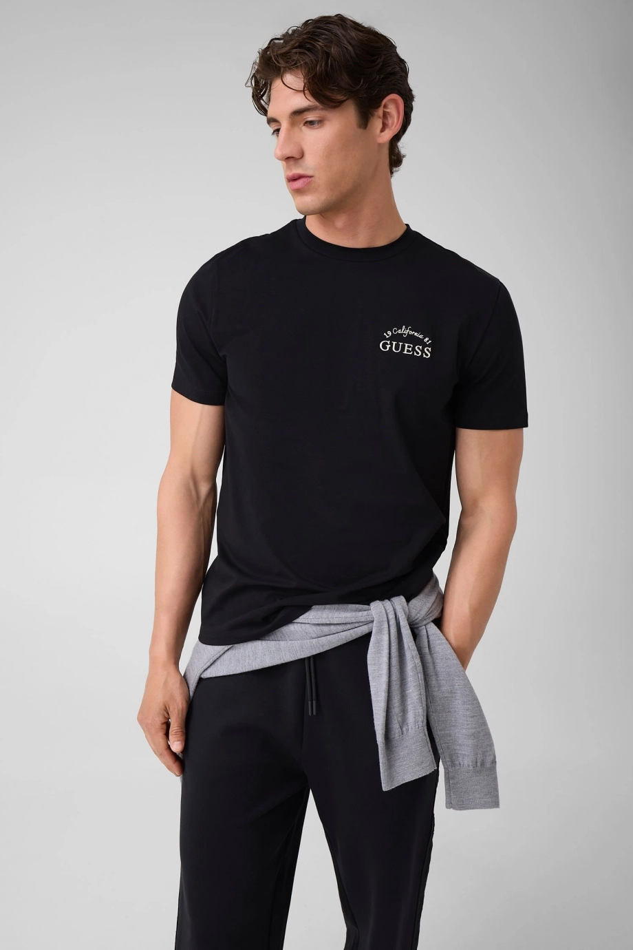 Guess Stan Erkek Aktif Regular Fit T-Shirt