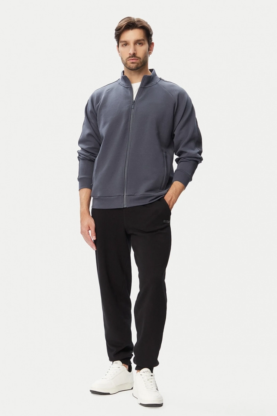 Guess Thor Erkek Aktif Scuba Sweatshirt