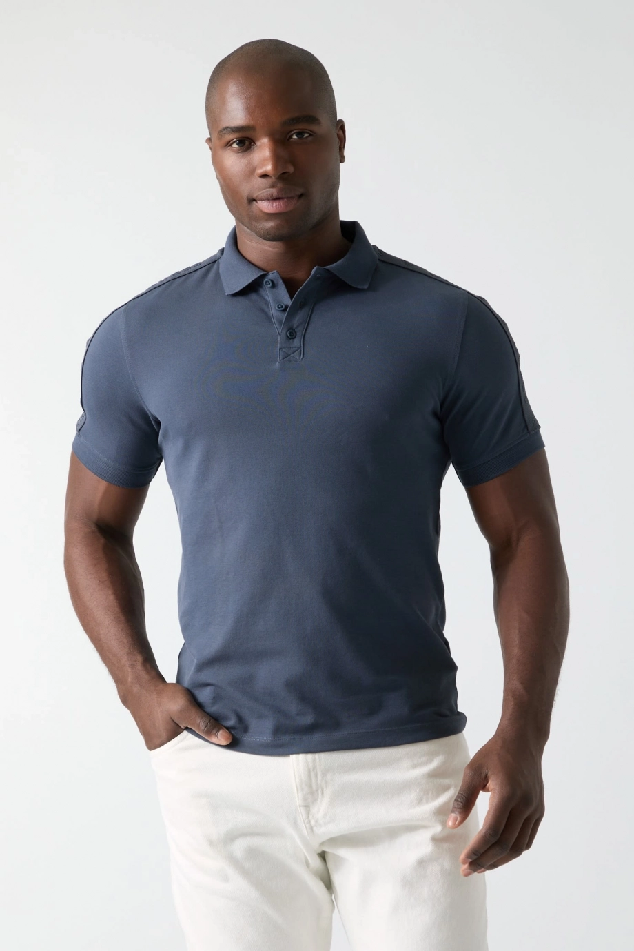 Guess Thor Erkek Aktif Slim Fit Polo T-Shirt