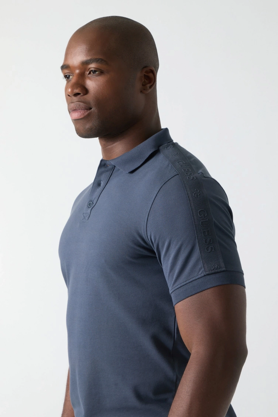 Guess Thor Erkek Aktif Slim Fit Polo T-Shirt