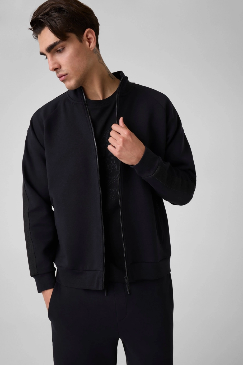 Guess Thor Erkek Aktif Scuba Sweatshirt