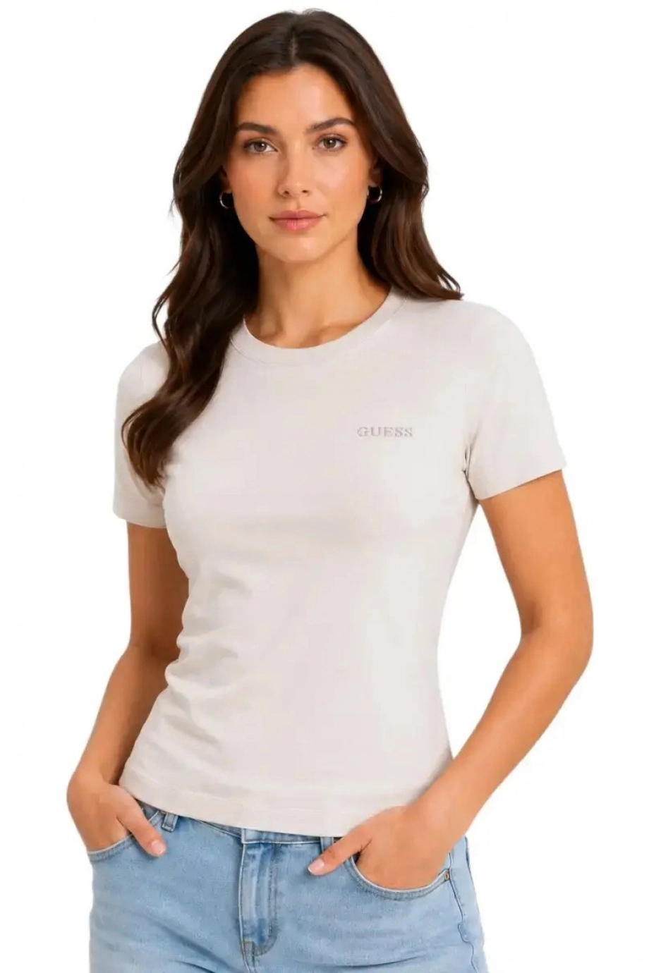 Guess Tracey Kadın Aktif Slim Fit T-Shirt