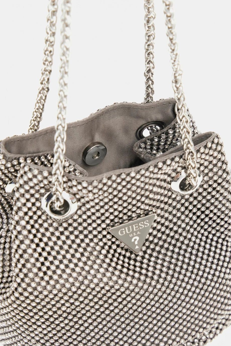 Guess Twiller Kadın Gri Clutch Çanta HWRY9350750-SIL