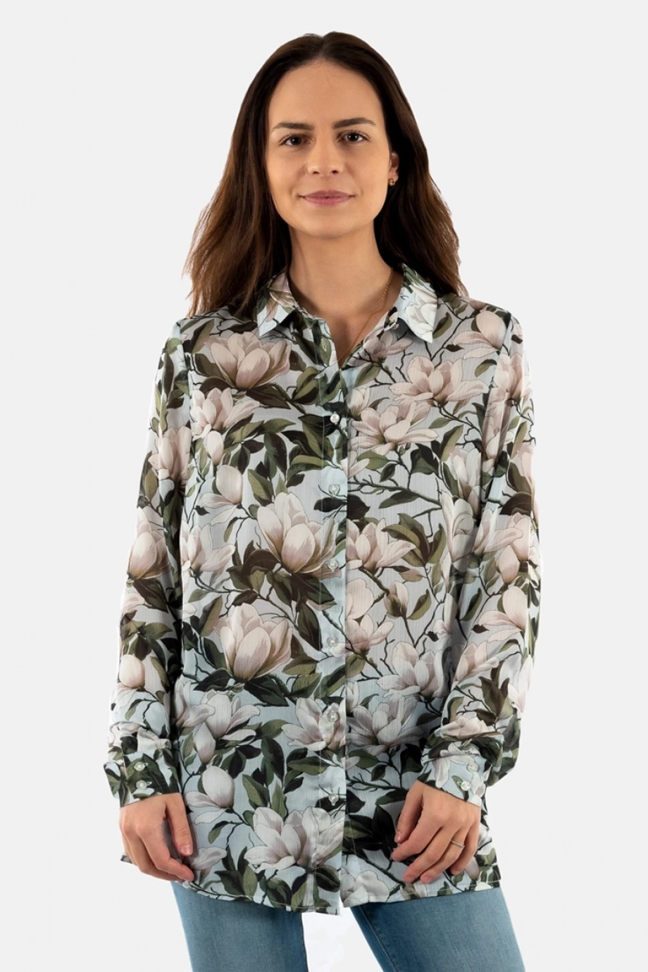 Guess Uzun Kollu Clouis Kadın Çok Renkli Gömlek W6RH73WDW82-PM6A