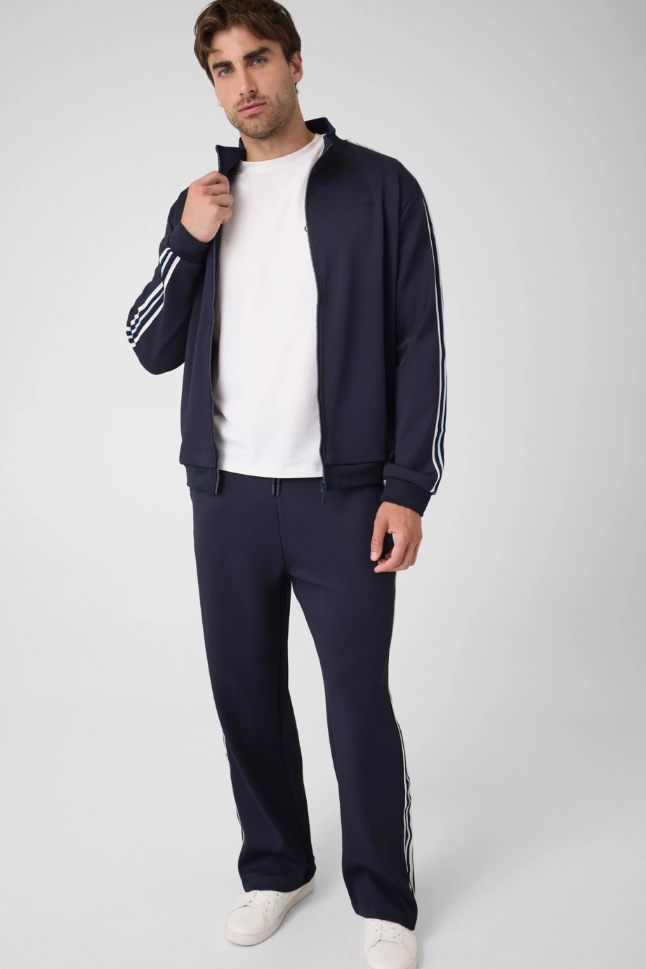 Guess Vicktor Straight Leg Erkek Lacivert Eşofman Altı Z6YB19K5011-G7V2