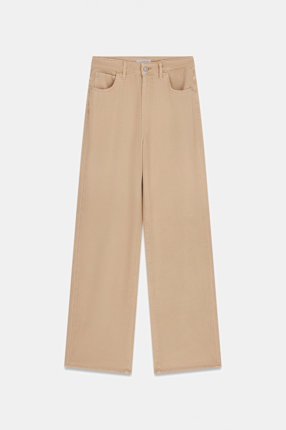 Guess Wide Leg Kadın Bej Pallazo Pantolon W6YA1AD1444-F14Z