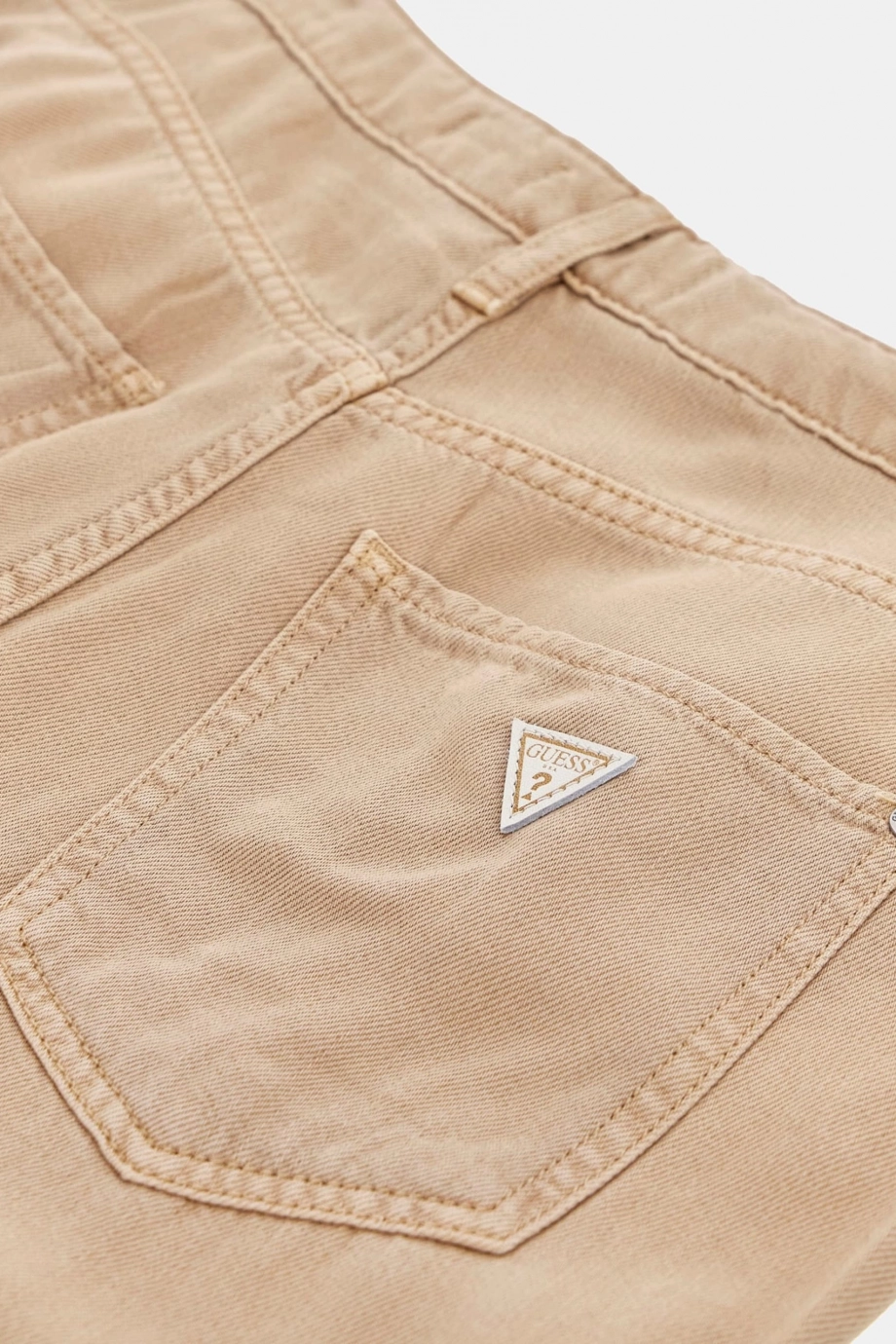 Guess Wide Leg Kadın Bej Pallazo Pantolon W6YA1AD1444-F14Z