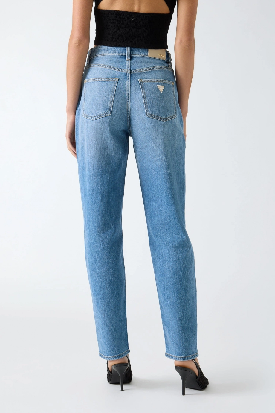 Guess Newy Kadın Mom Fit Jean