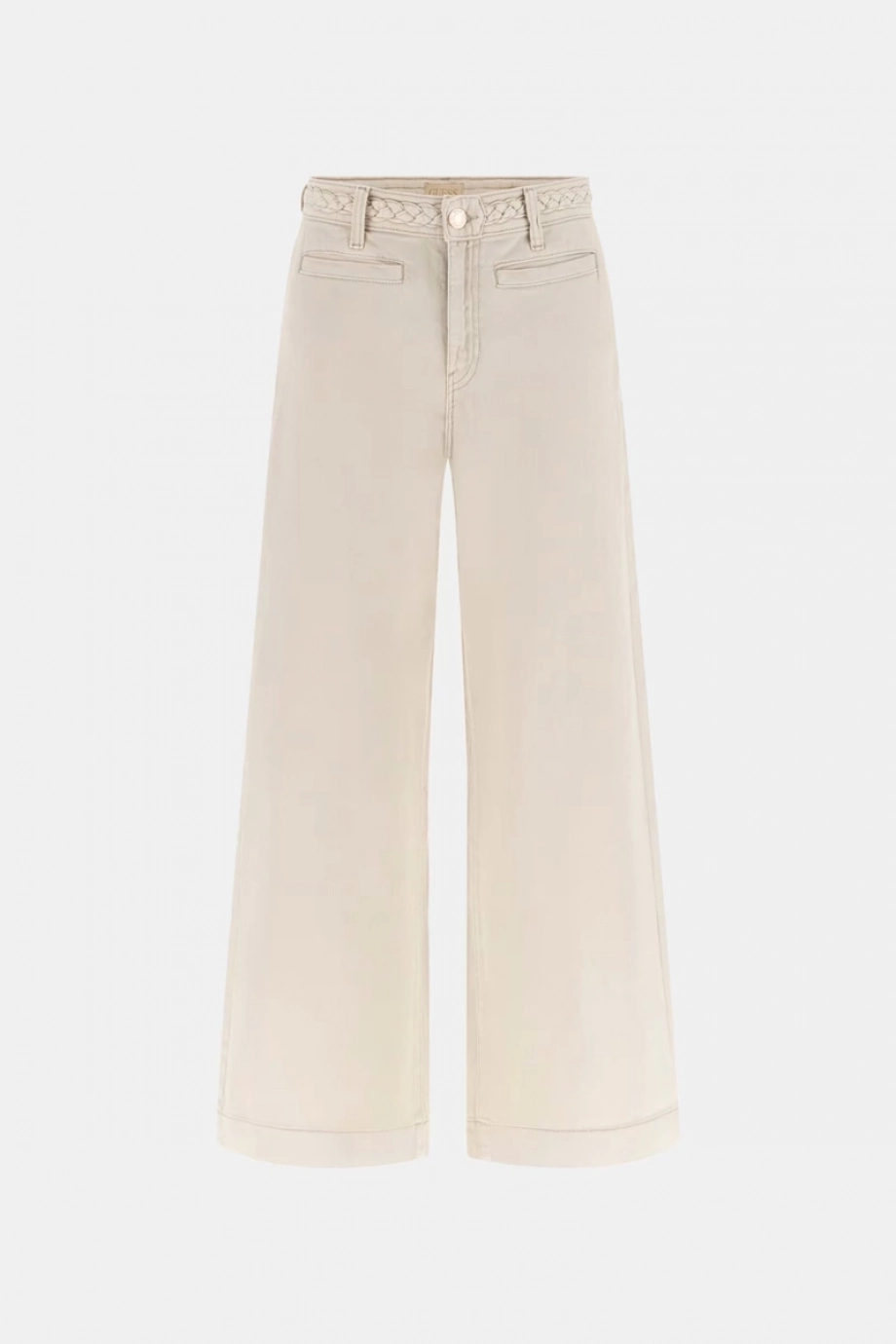 Guess Zoya Palazzo Fit  Krem Pantolon W6GB15W1886-A115