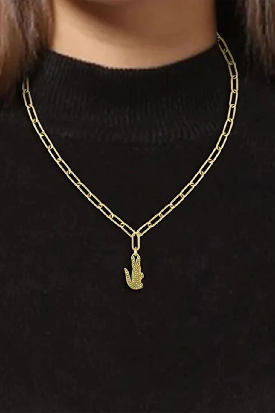 Lacoste  LACJ2040362 Kadın Gold Kolye LACJ2040362