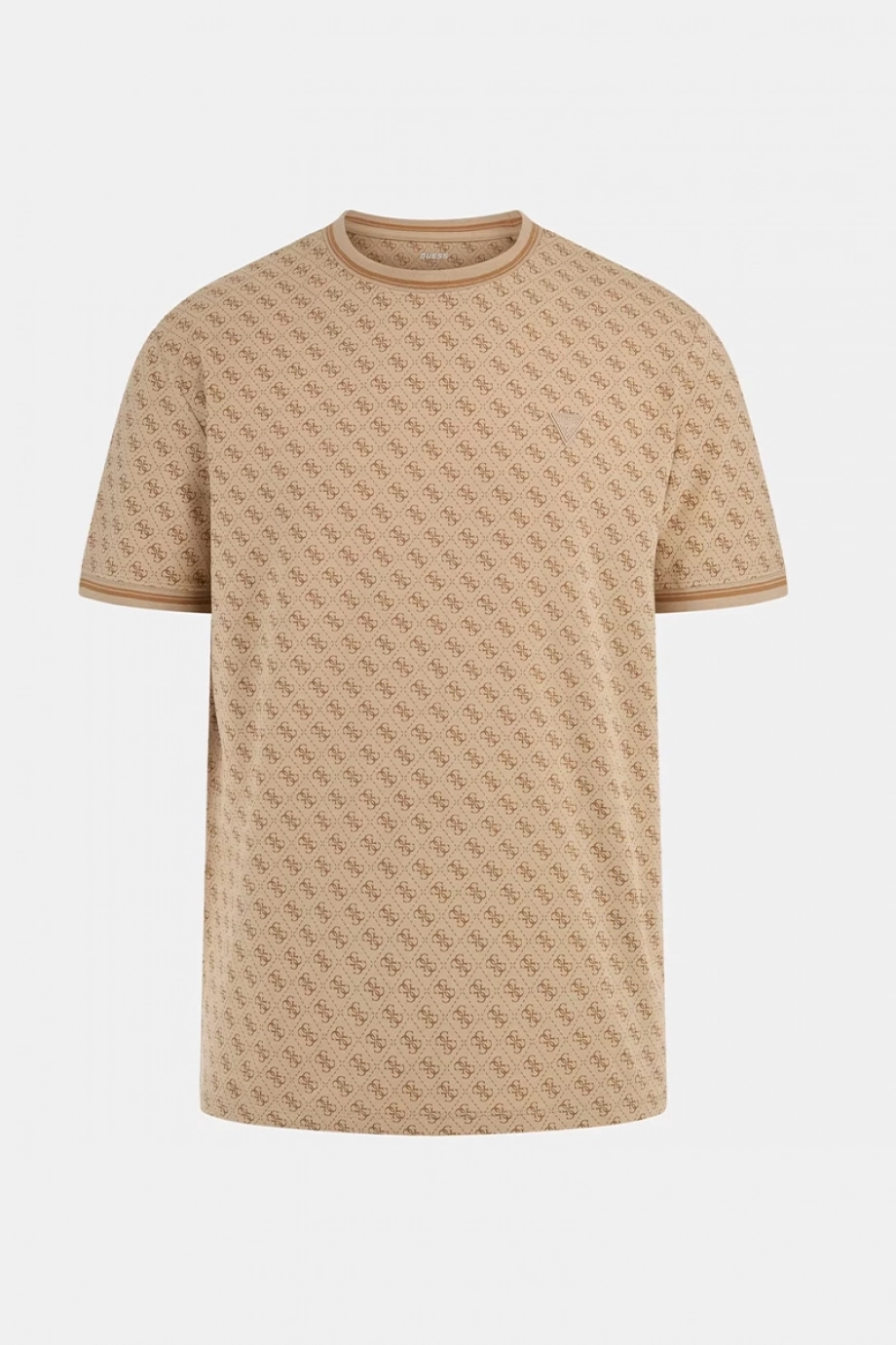 Guess Marshall Erkek Bej Aktif Regular Fit T-Shirt Z2YI05J1314-P13W