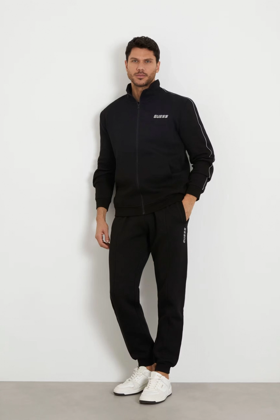 Guess Mickey Erkek Aktif Sweatshirt
