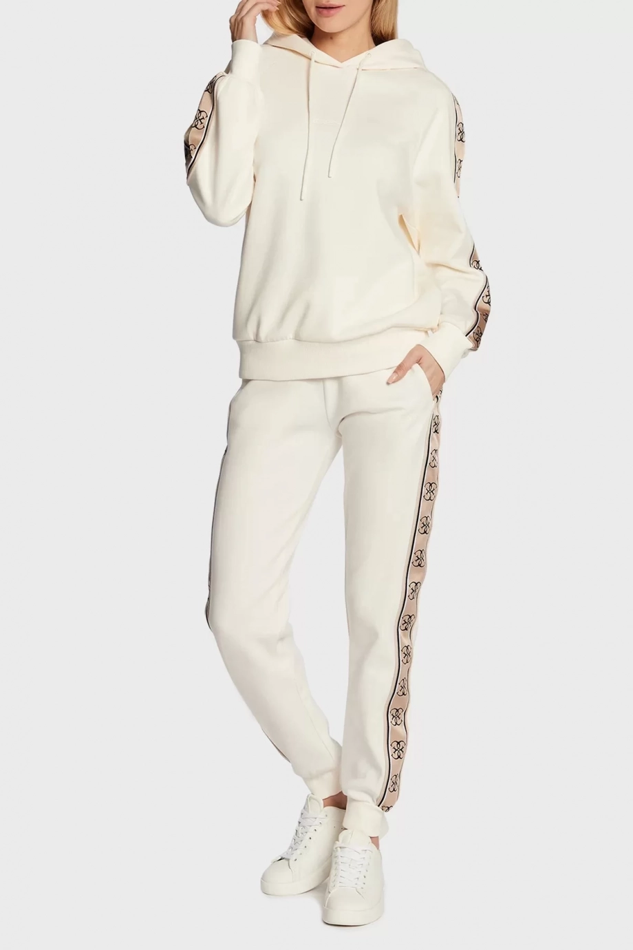 Guess PANTS Kadın Ekru Eşofman Altı V2YB15KB3P2-G6K5