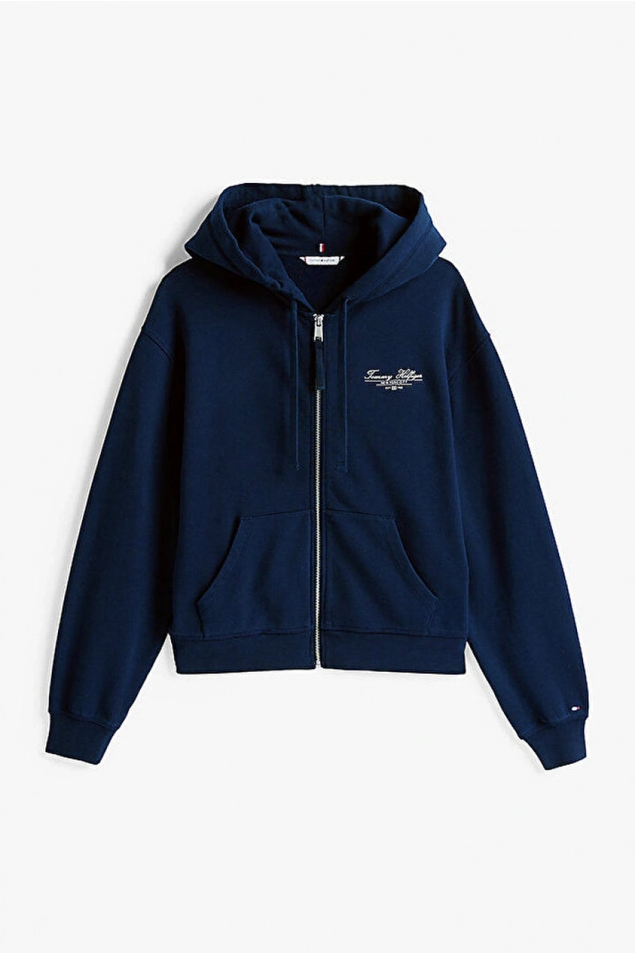 Tommy Hilfiger REG SCRIPT ZIP HOODIE Kadın  Eşofman Üstü WW0WW44632C1G
