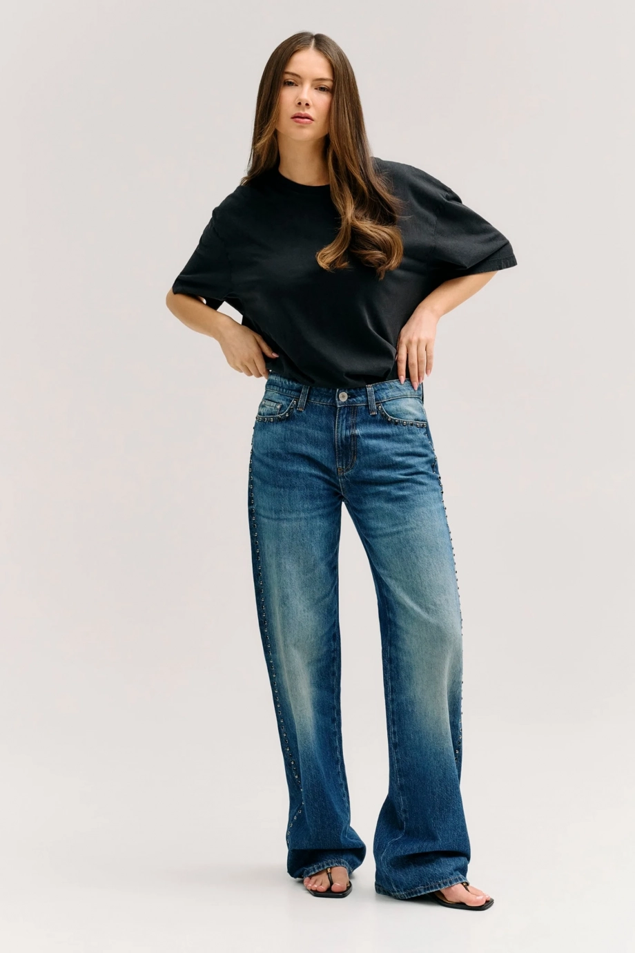 Slouchy Kadın Palazzo Fit Jean