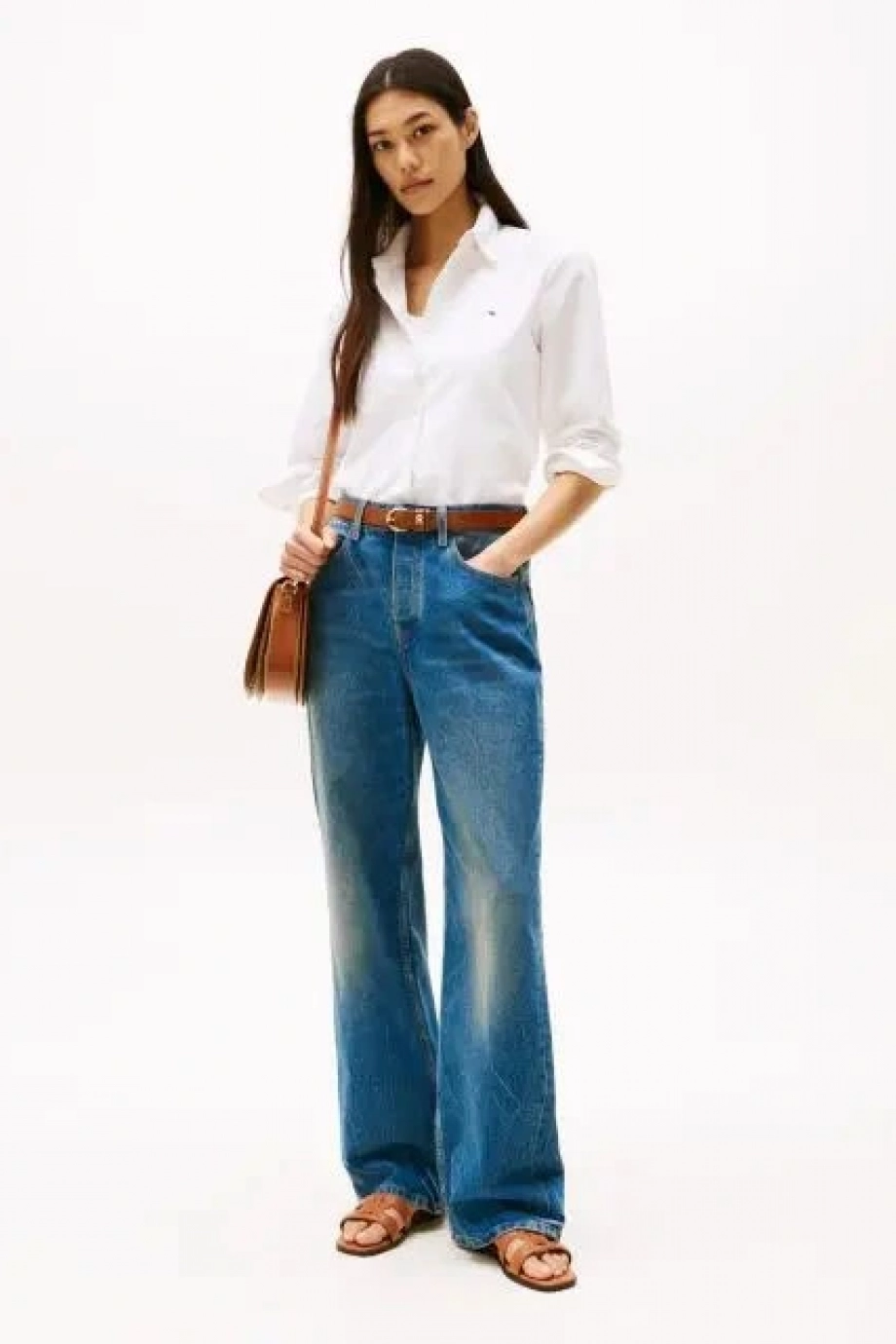 Tommy Hilfiger TH LOGO STRAP MULE Kadın  Terlik FW0FW08671GPA