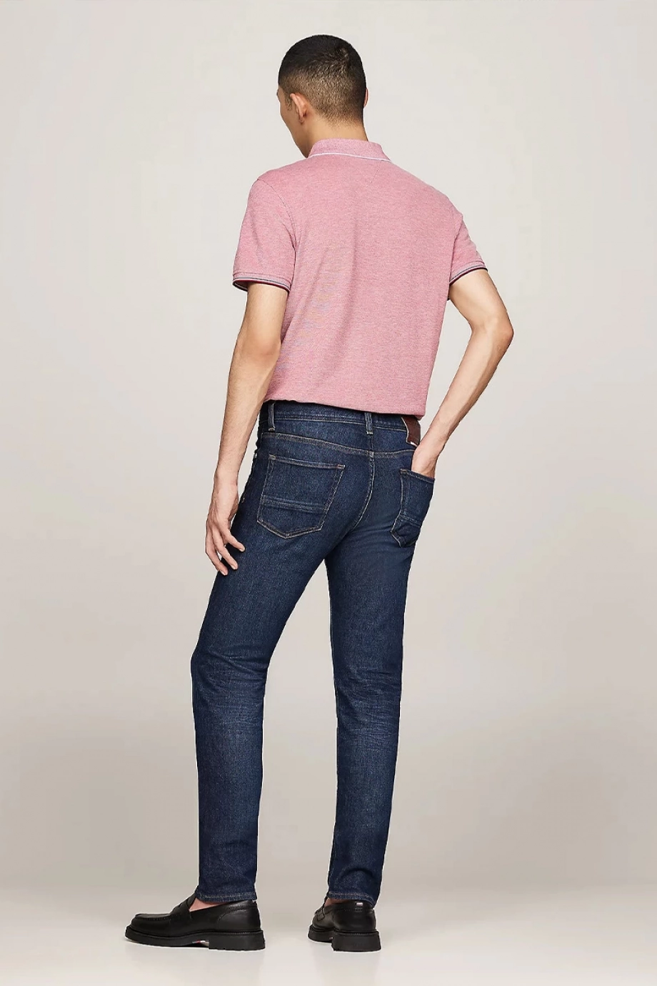 Tommy Hilfiger SLIM BLEECKER PSTR BENTON BLUE Erkek Denim Jeans MW0MW357171BN