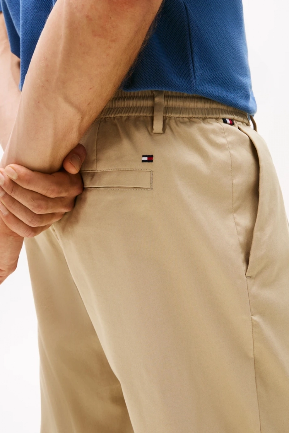 Tommy Hilfiger Erkek Harlem Tech Twill Bej Pantolon MW0MW39702RBT