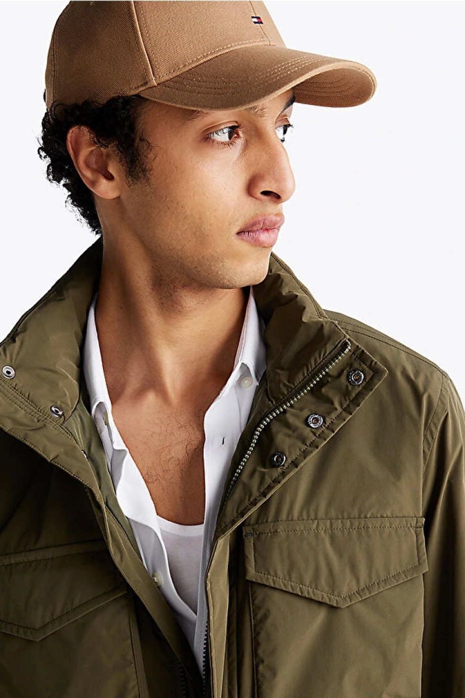 Tommy Hilfiger LW PACKABLE FIELD JACKET Erkek Yeşil Ceket MW0MW37632RBN