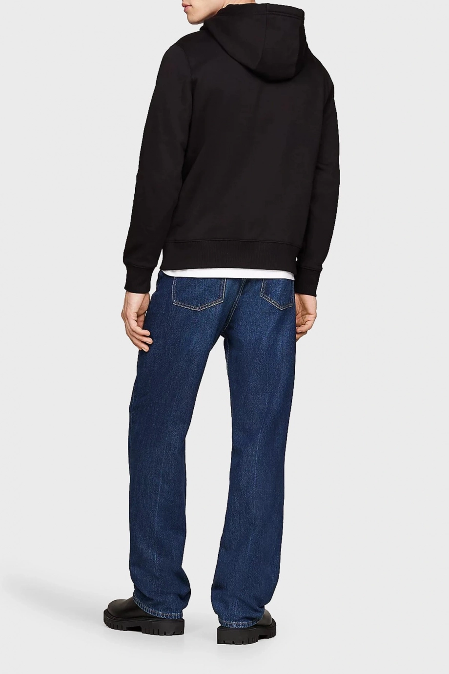Tommy Hilfiger Göğsü Hilfiger Eklemeli Erkek  SweatshirtMW0MW37361BDS