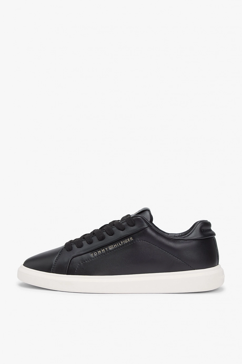 Tommy Hilfiger Icon Court Hafif Parlak Kadın Siyah Sneaker FW0FW08949BDS