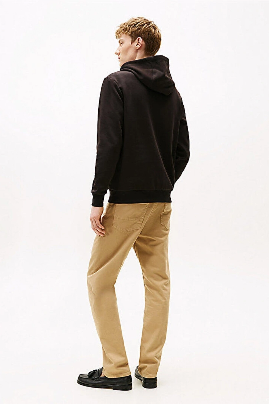 Tommy Hilfiger ICON HILFIGER HOODIE Erkek Siyah Sweatshirt MW0MW39586BDS