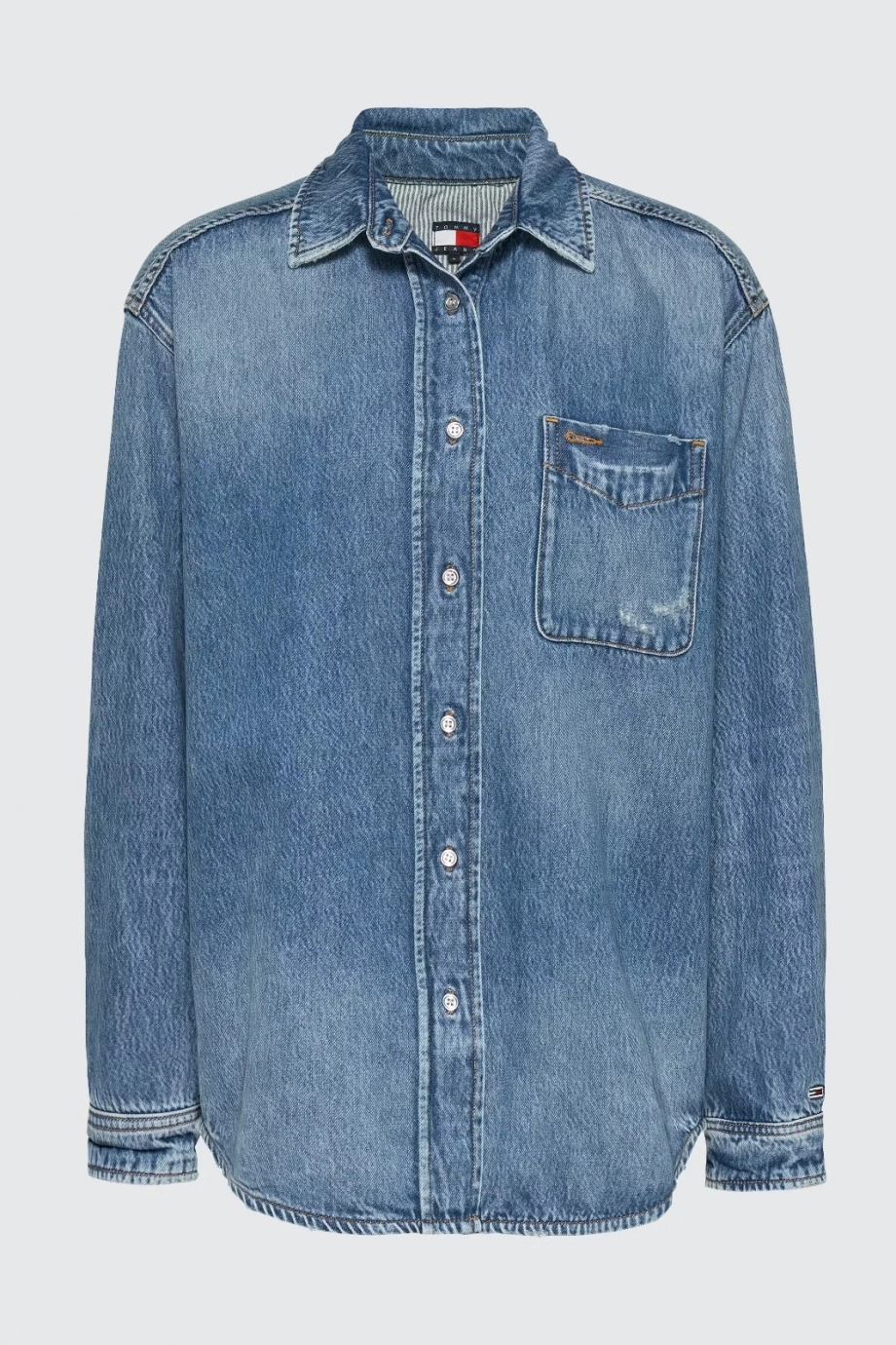 Tommy Hilfiger RELAXED FIT OVERSHIRT AI6037 EXT Kadın  Gömlek DW0DW198551A5