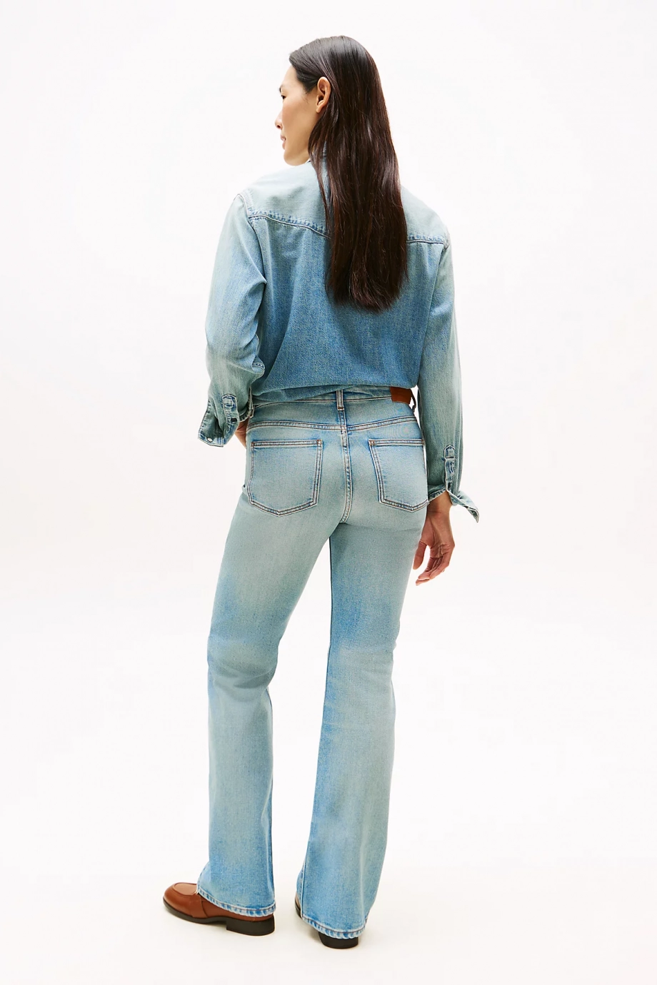 Tommy Hilfiger Lex Denim İspanyol Paça Kadın Jeans WW0WW456821A4