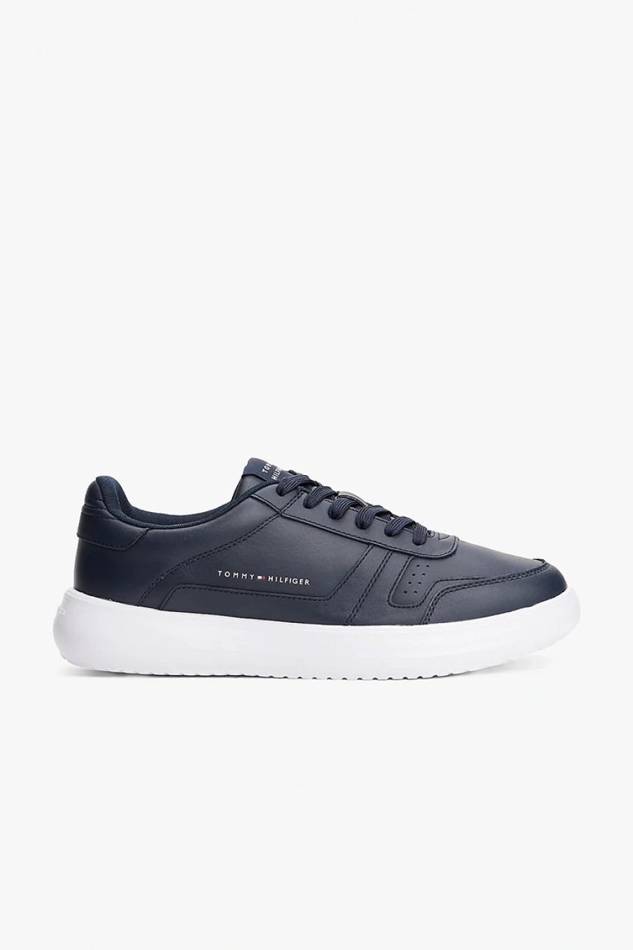 Tommy Hilfiger Modern Hafif Tabanlı Deri Erkek Mavi Sneaker FM0FM05529DW5