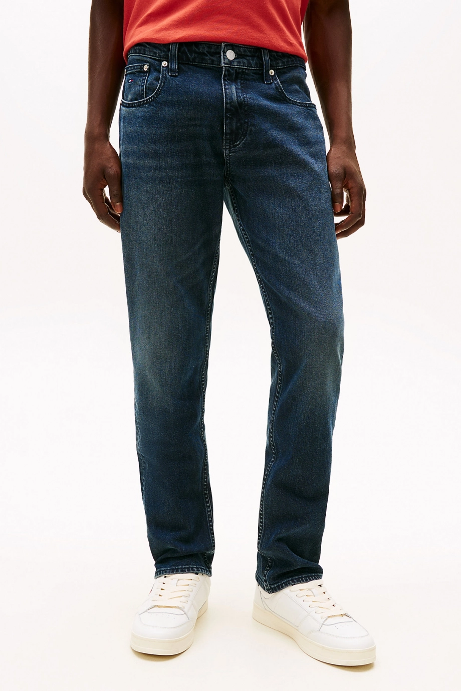 Tommy Hilfiger Scanton Dar Kesim Erkek Denim Jeans DM0DM225871BK