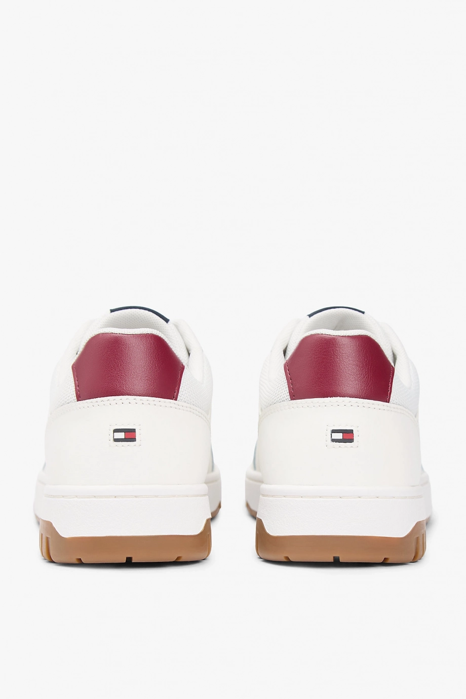 Tommy Hilfiger TH Basketbol Stili Core Lite Deri Erkek Beyaz Sneaker FM0FM057130GY