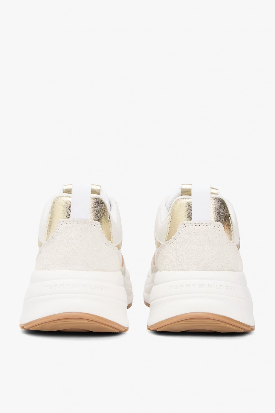 Tommy Hilfiger TH Chunky Runner Metalik Kadın Gold Sneaker FW0FW092040HU