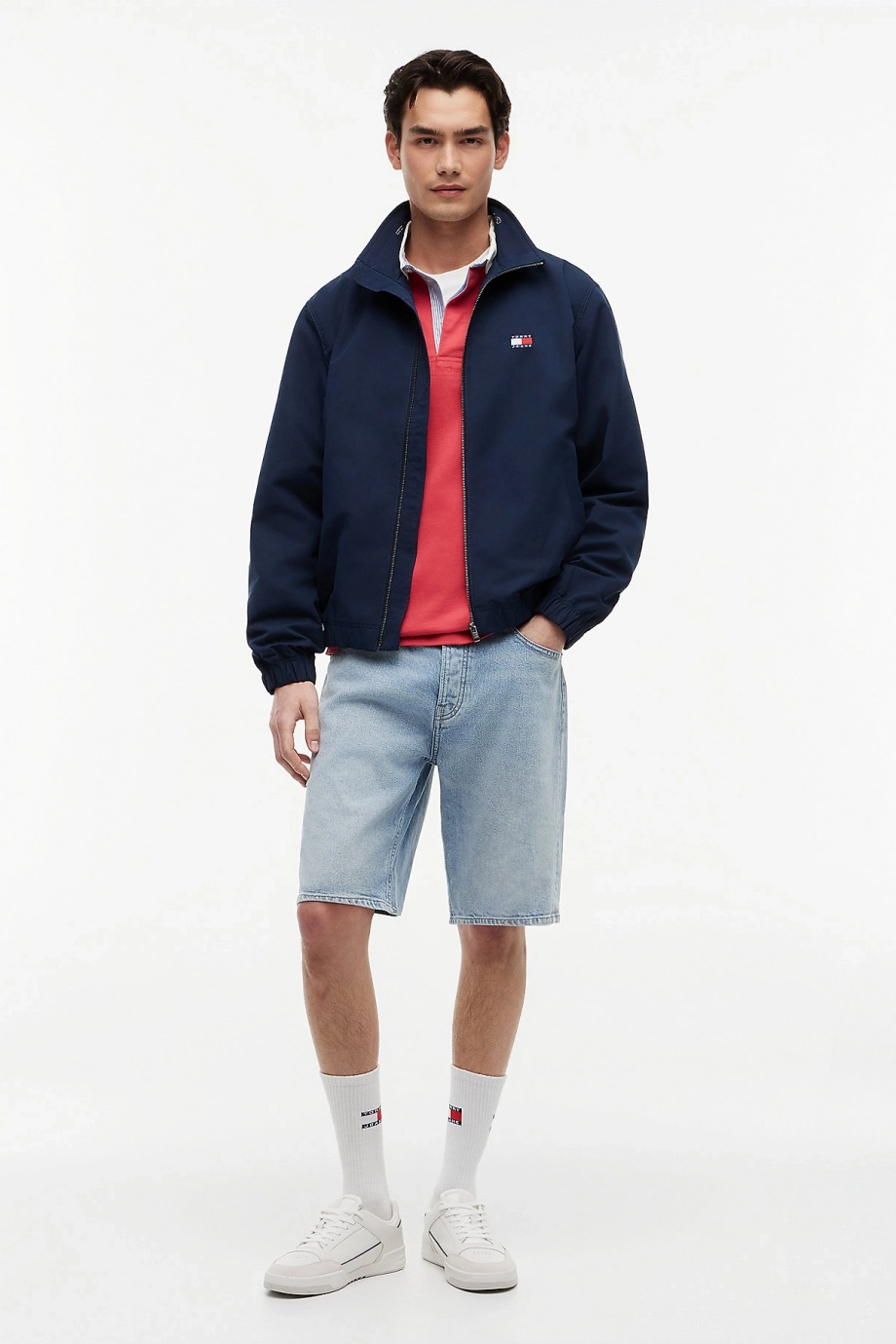 Tommy Hilfiger TJM Essential Erkek Mavi Ceket DM0DM22720C1G