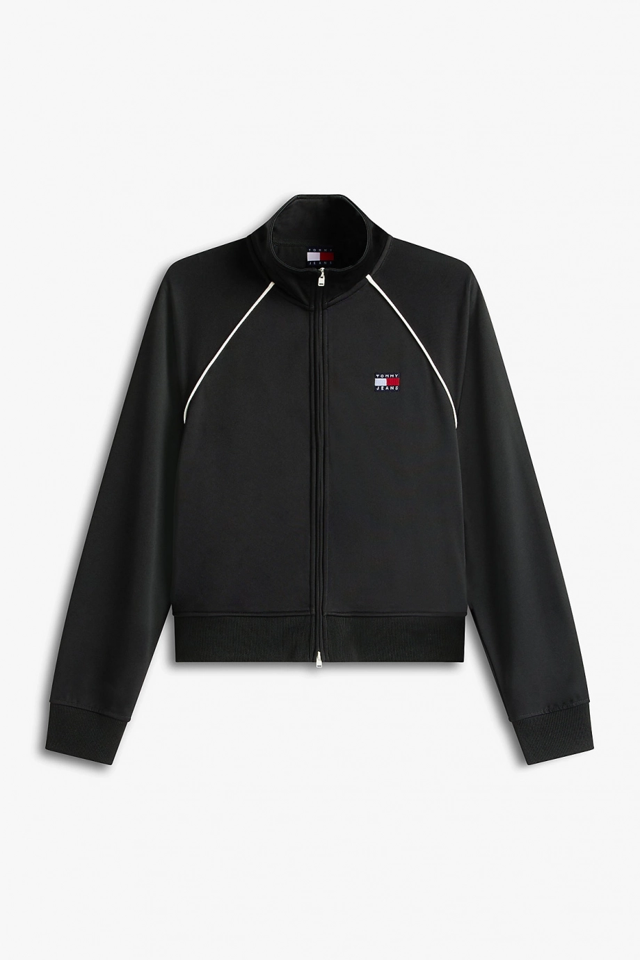 Tommy Hilfiger TJW Amblemli  Kadın Siyah Eşofman Üstü  DW0DW21930BDS
