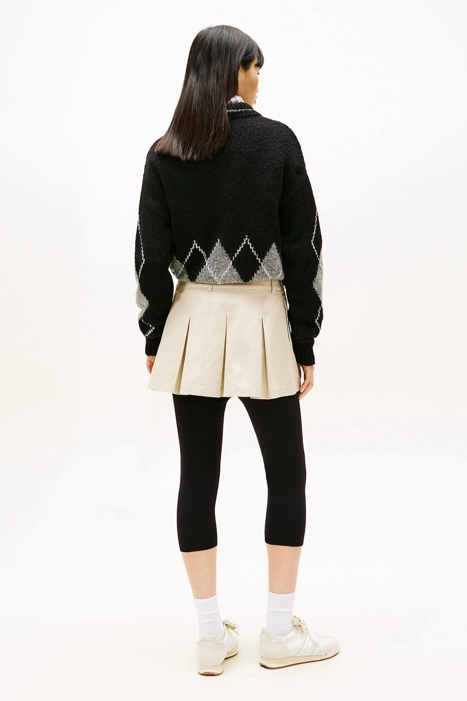 Tommy Hilfiger TJW Mini Pileli Kadın Bej Etek DW0DW22065ABY
