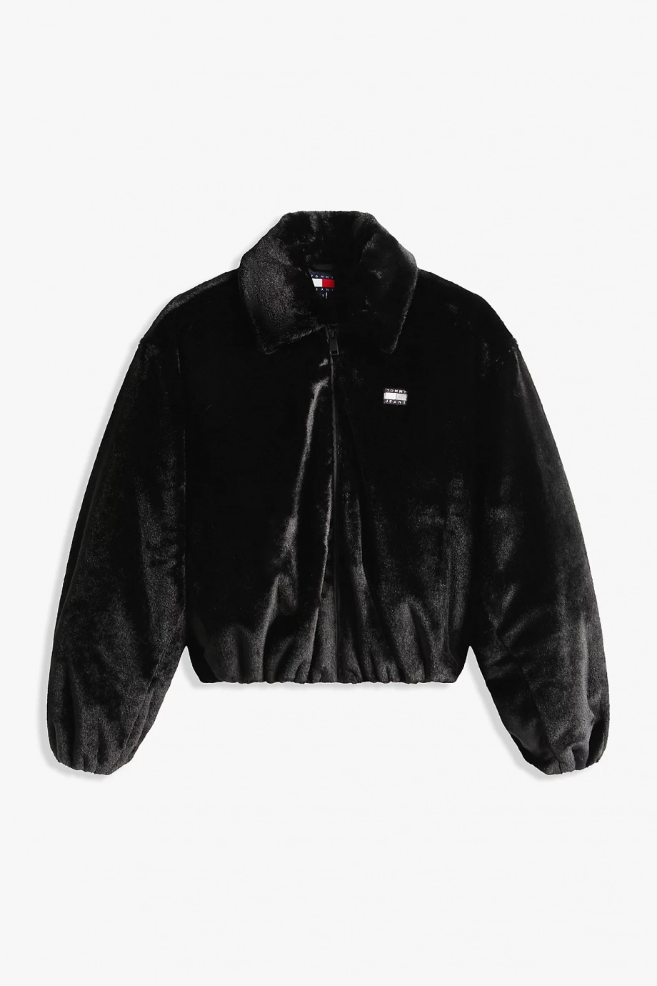 Tommy Hilfiger TJW Suni Kürk Kadın Siyah Ceket DW0DW21669BDS