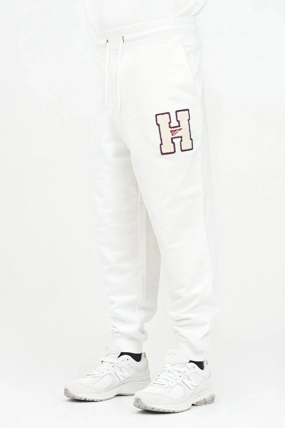 Tommy Hilfiger TJM TOWEL PATCH TERRY PANT Erkek Beyaz Eşofman Altı DM0DM21277YAC