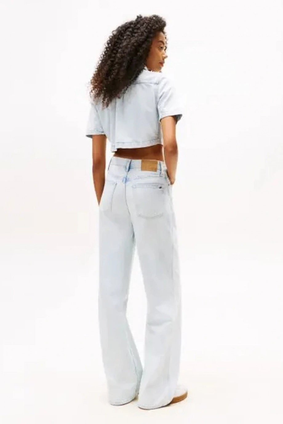 Tommy Hilfiger Lightweight Denim Kadın Denim Gömlek DW0DW210721AB