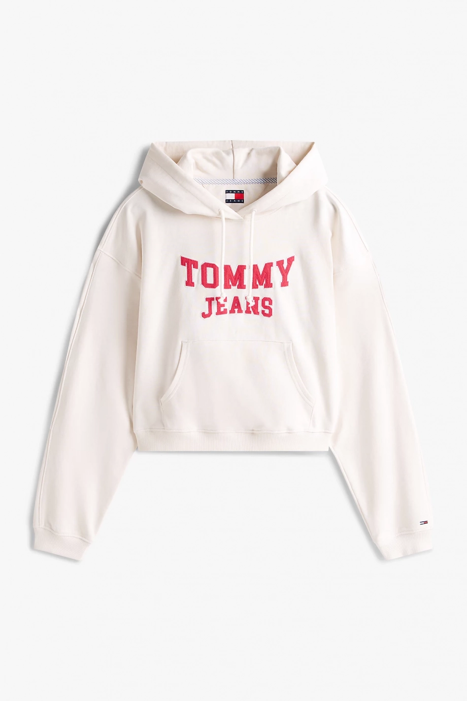 Tommy Hilfiger TJW Kutu Kesim Kısa Kolej Stili Kadın  Sweatshirt  DW0DW21598YBH