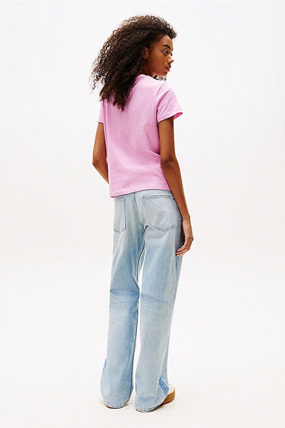 Tommy Hilfiger TJW REG GRADIENT FLAG SS Kadın Pembe T-shirt DW0DW20905U06