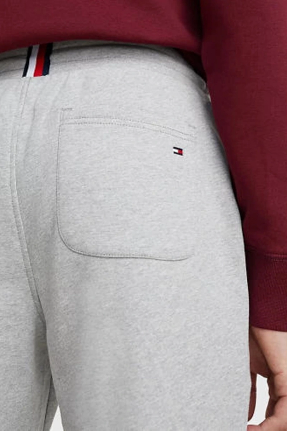 Tommy Hilfiger TOMMY LOGO SWEATPANTS Erkek Gri Eşofman Altı MW0MW08388P01