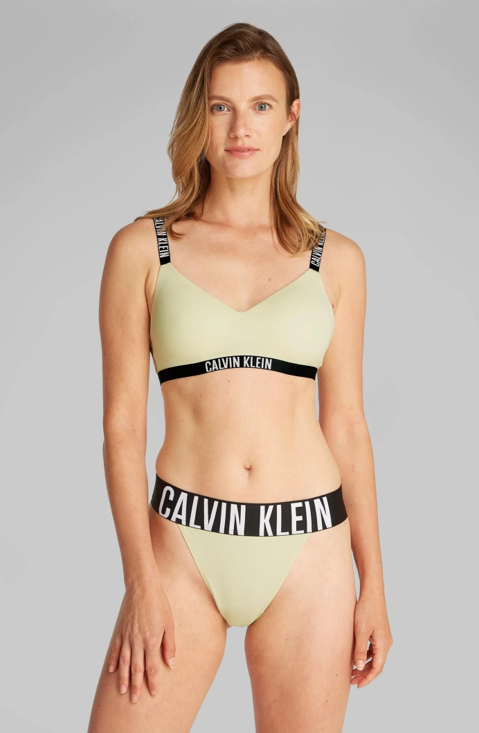 Calvin Klein LGHTLY LINED BRALETTE Kadın Bikini Üstü 000QF7659E-FUO