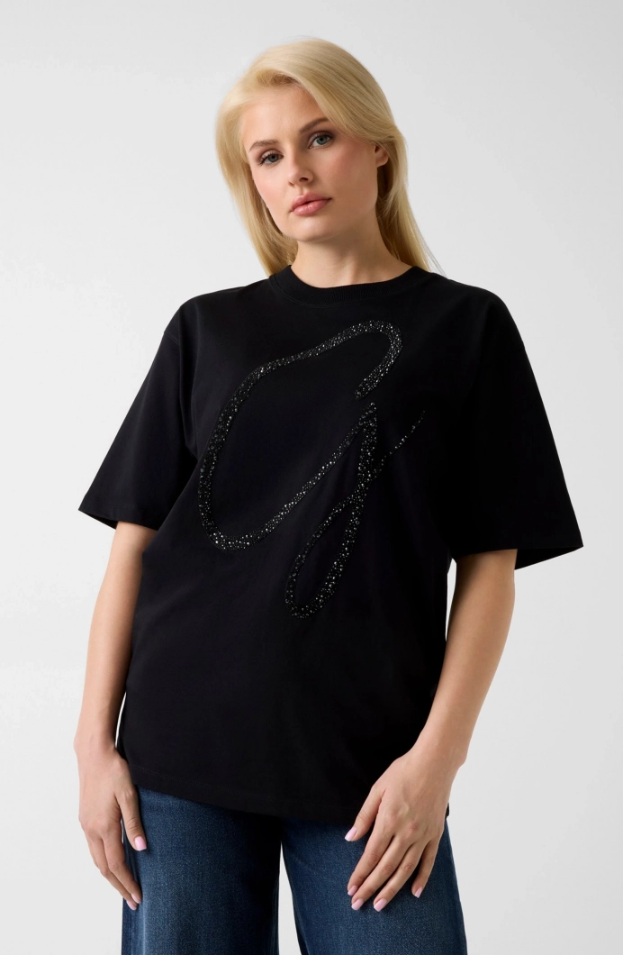 Guess Jersey Kadın Oversize Fit T-Shirt