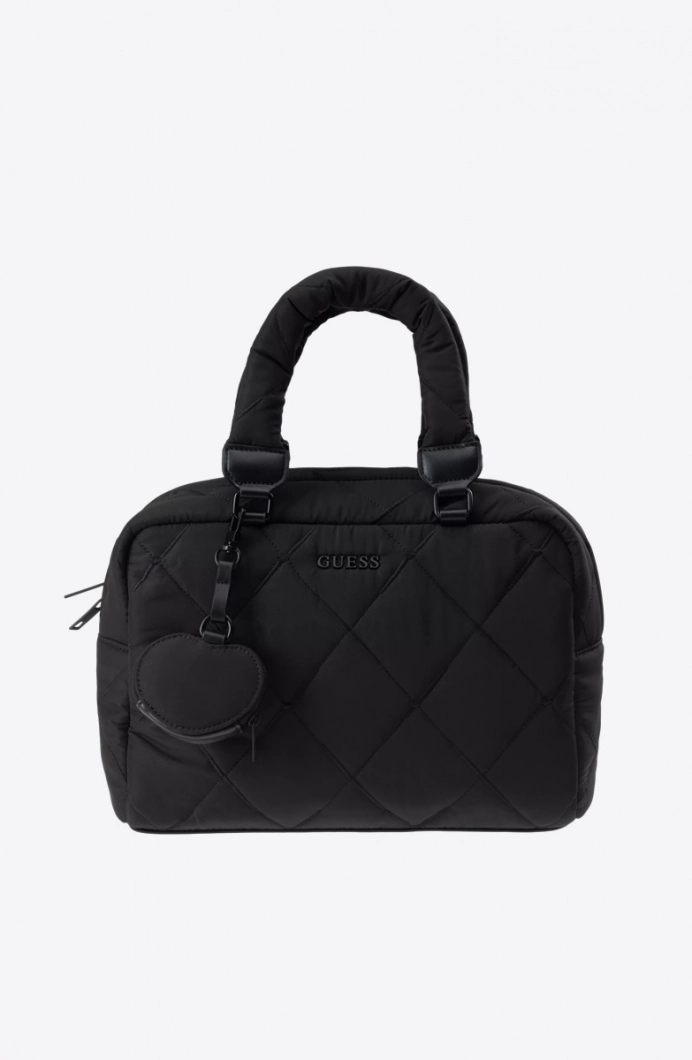 Guess Dolgulu Kapitone Kadın Siyah El Çantası V6RZ05WL132-JBLK