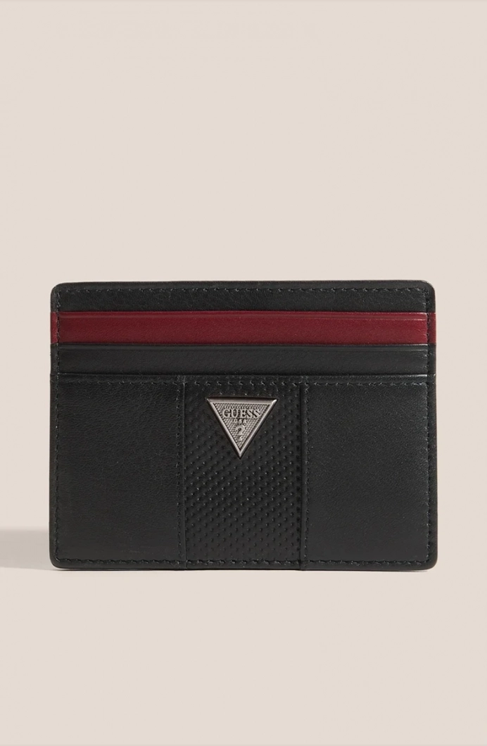 Guess Torino Erkek Siyah Kartlık SMTOCSLEA25-BLA