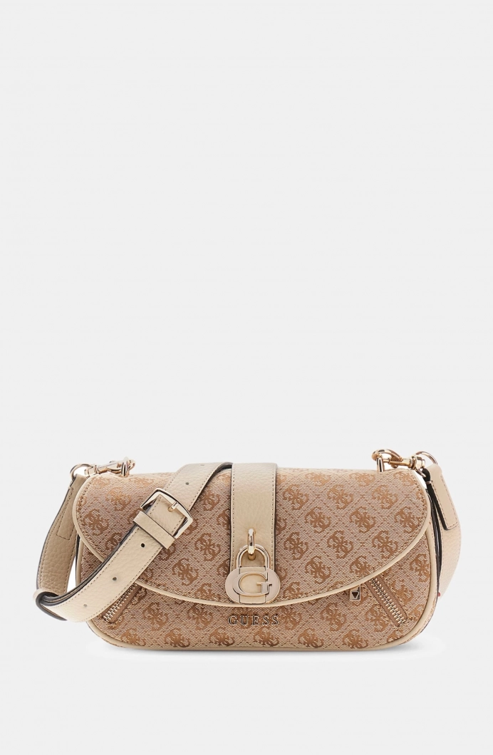 Guess Jessa Kapaklı Çapraz Askılı Kadın Kahverengi Omuz Çantası HWJG8362200-LTL