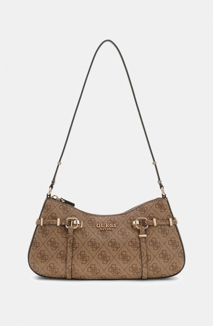 Guess Leona Logolu Kadın Kahverengi Omuz Çantası HWSG9917180-LTL