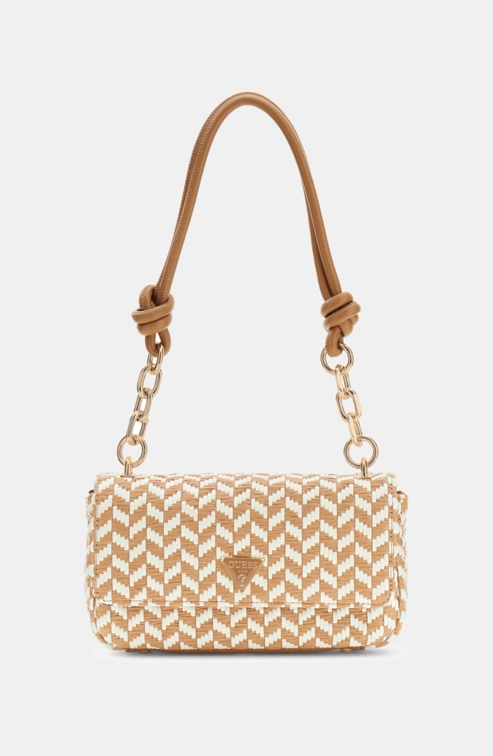 Guess Tessi Kapaklı Kadın Kahverengi Omuz Çantası HWWG7691190-CGM
